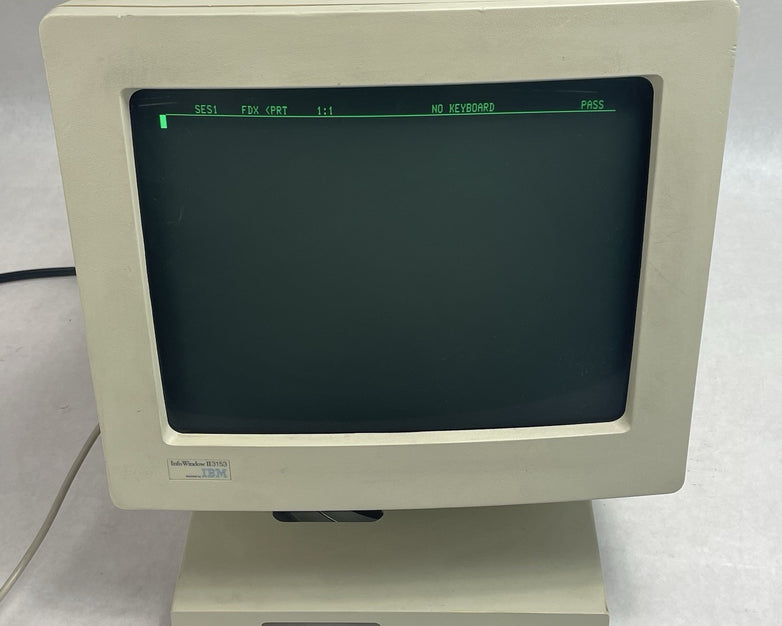 IBM Info Window II 3153 CRT Terminal Power Tested