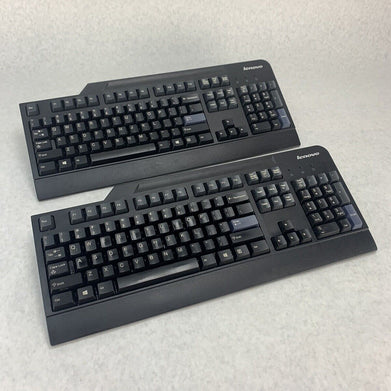 Lot 2 Lenovo SK-8825 41A5289 Wired Keyboard