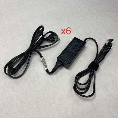 HP PPP009C 65W 19.5V 3.33A 4.5mm Laptop AC Adapter w/ Power Cord - Lot of 6
