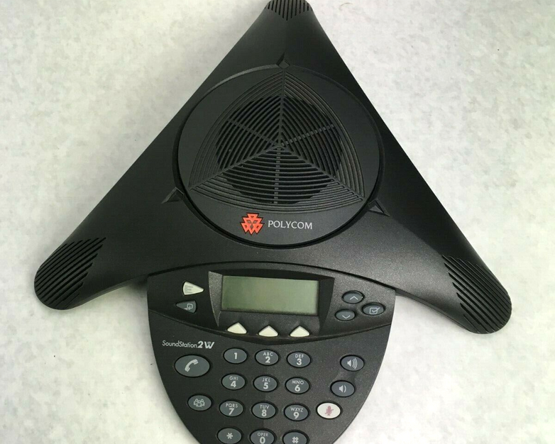 Polycom SoundStation 2W 2201-07880-001 Conference With Battery