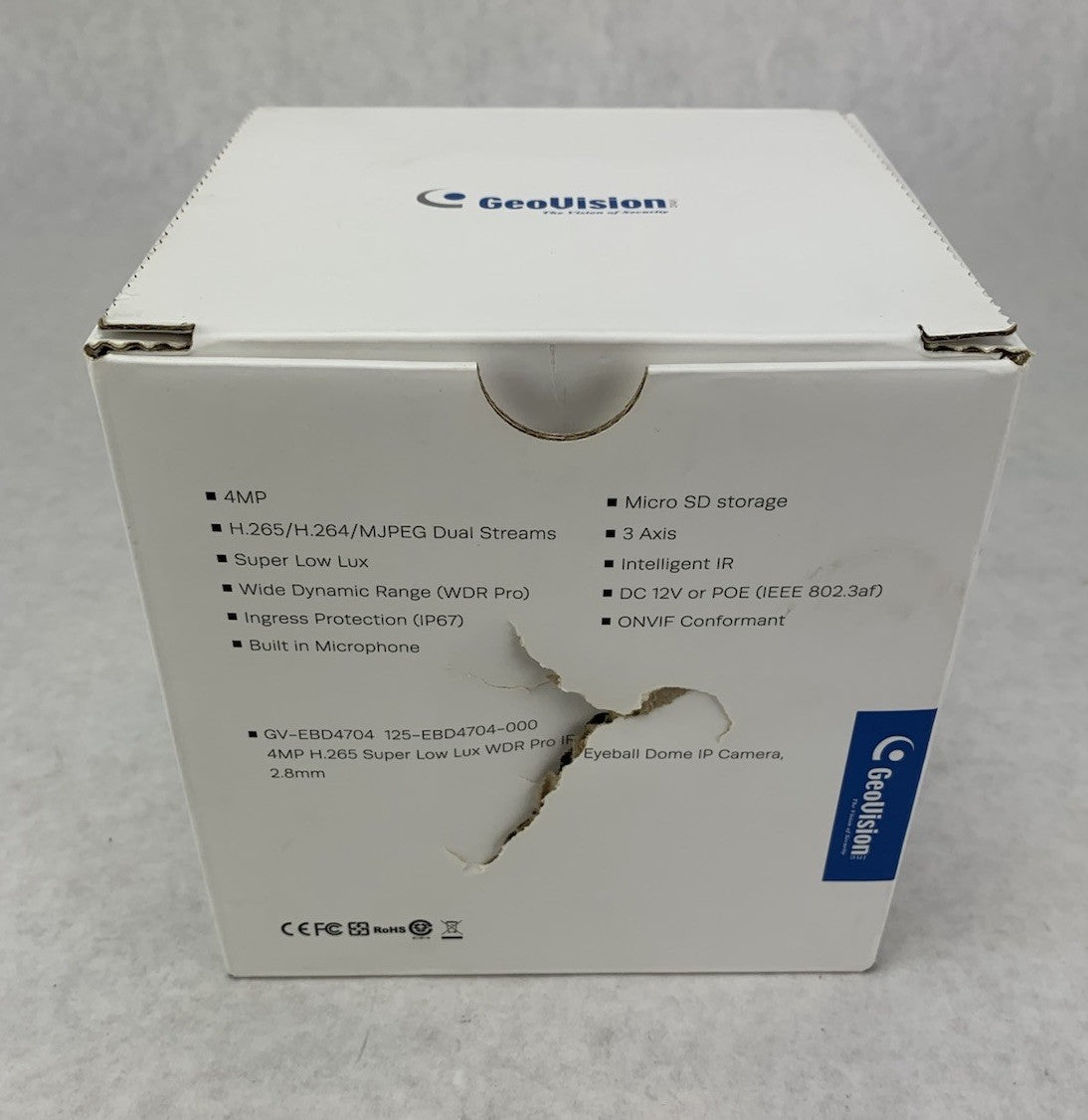 GeoVision GV-EBD4704 H.265 Outdoor IR Eyeball Dome Camera - Tested13