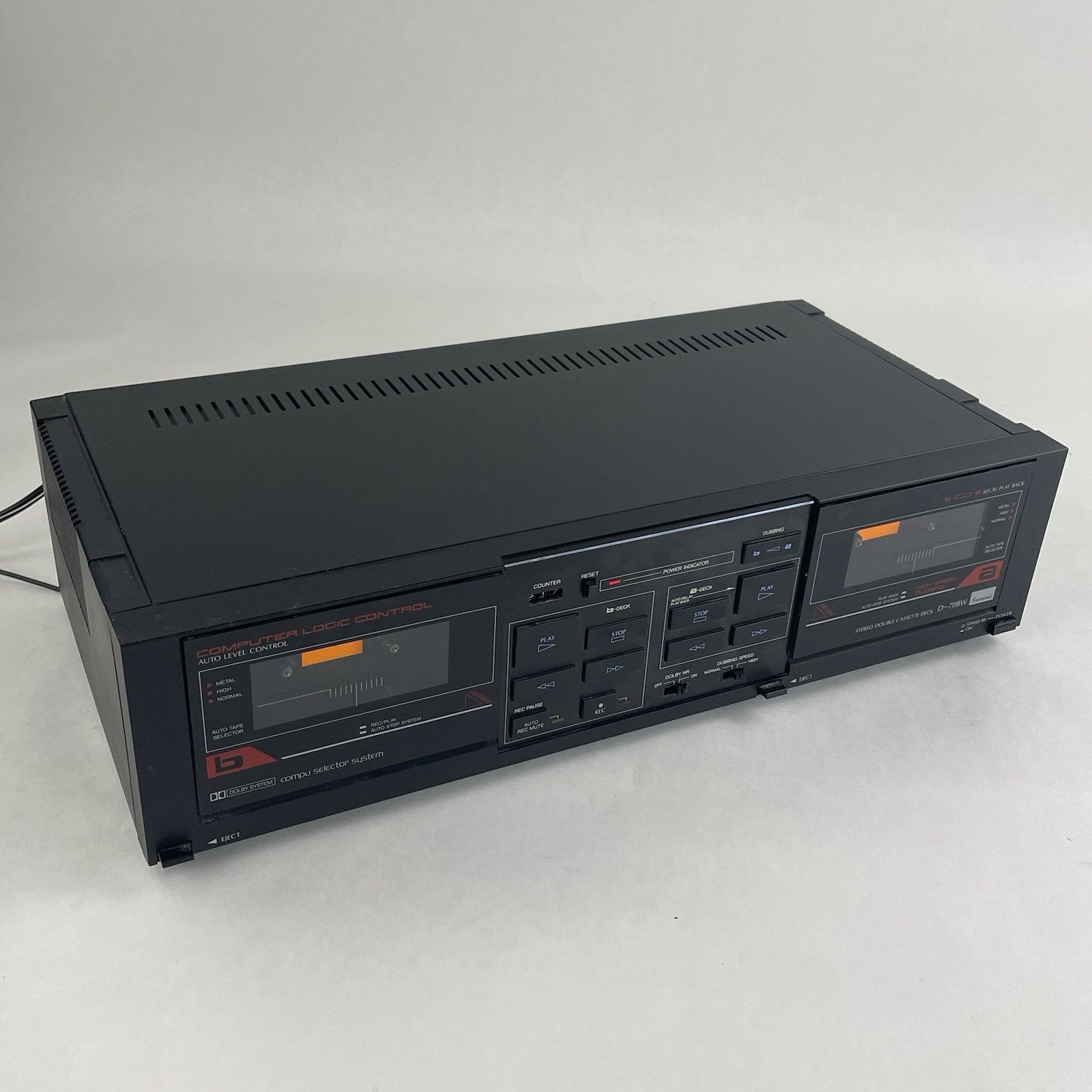 Sansui D-70BW Stereo Cassette Deck with Dolby B/C Noise Reduction0