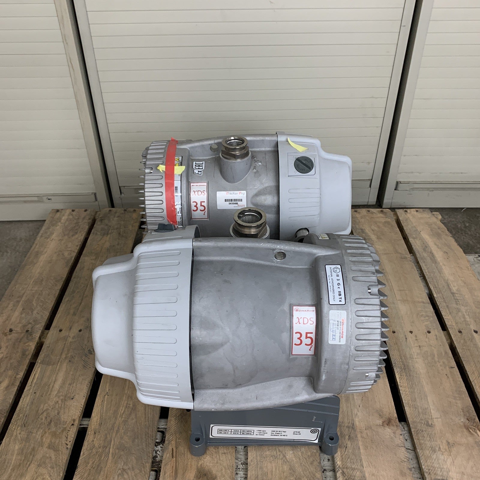 XDS 35i Edwards A730-01-983 Dry Scroll Vacuum Pump Parts and Repair Pair of 2x