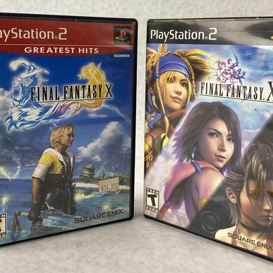 PS2 Final Fantasy X  + FF X-2 for Sony PlayStation 2 Bundle