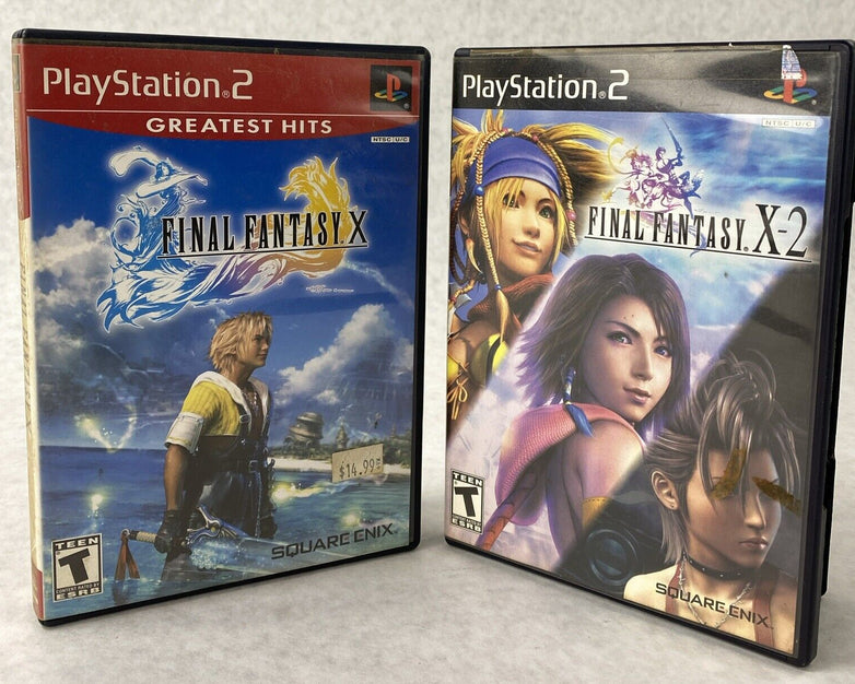 PS2 Final Fantasy X  + FF X-2 for Sony PlayStation 2 Bundle