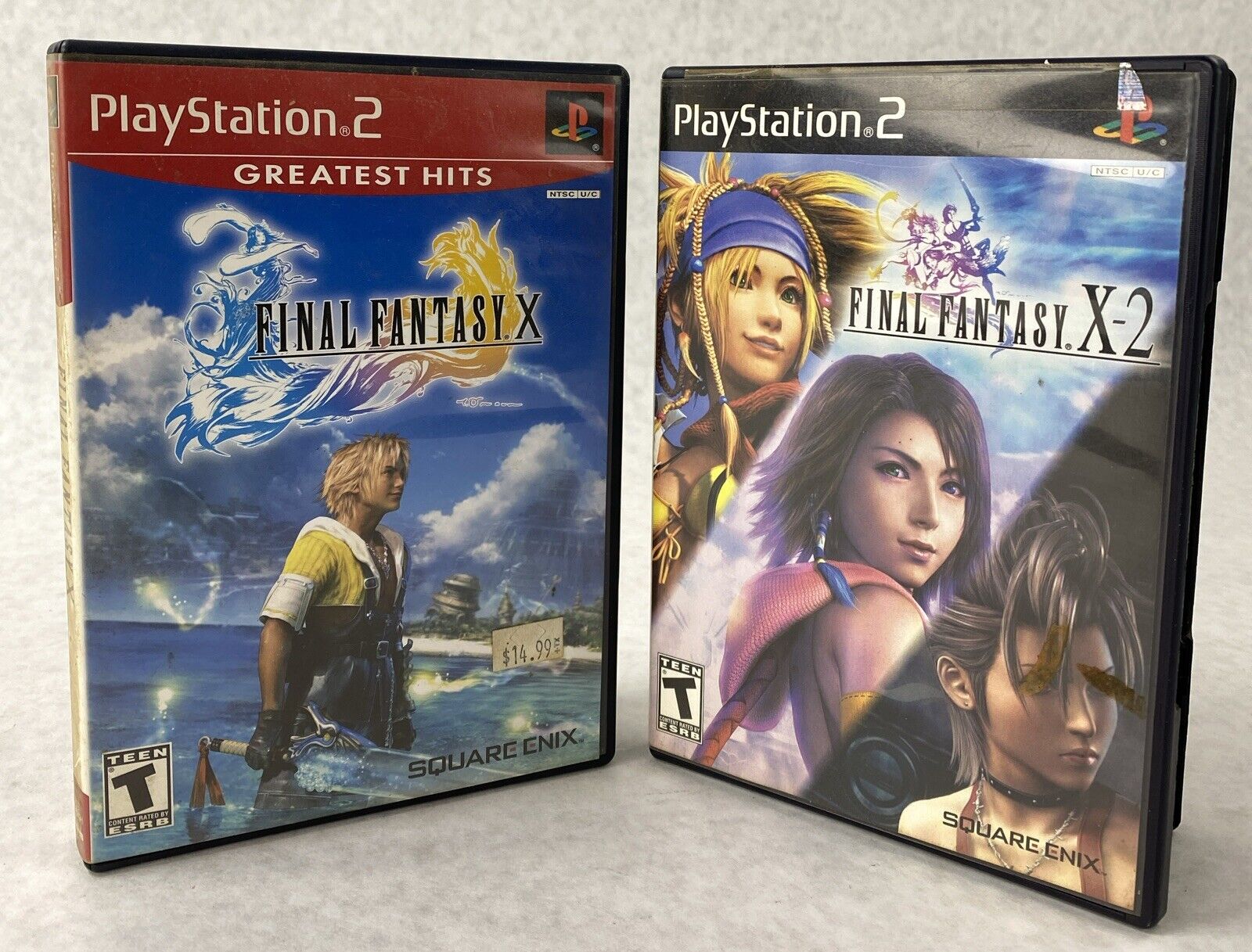 PS2 Final Fantasy X  + FF X-2 for Sony PlayStation 2 Bundle