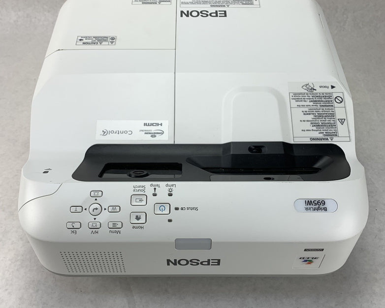 Epson PowerLite 695Wi H740A LCD Lamp Projector 33 Lamp Hours - No Remote