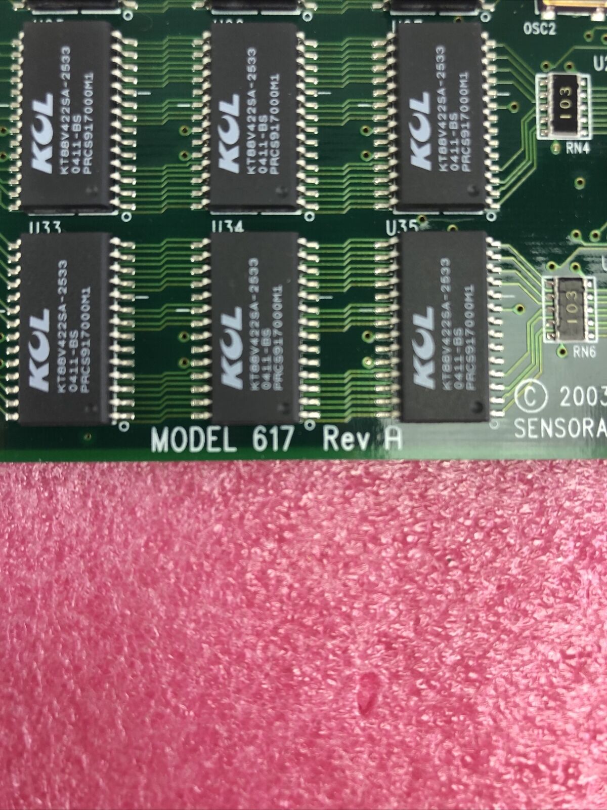 Sensoray PWB617 Rev A 16 Input JPEG Frame Grabber
