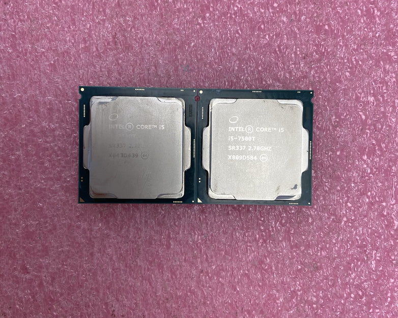 Intel Core i5-7500T SR337 2.7GHz Dekstop CPU lot of 2