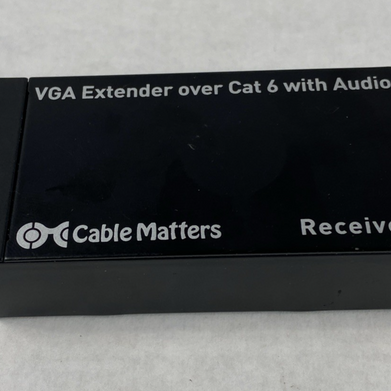Cable Matters Model 103004 VGA Extender Over Cat 6 With Audio Receiver Only