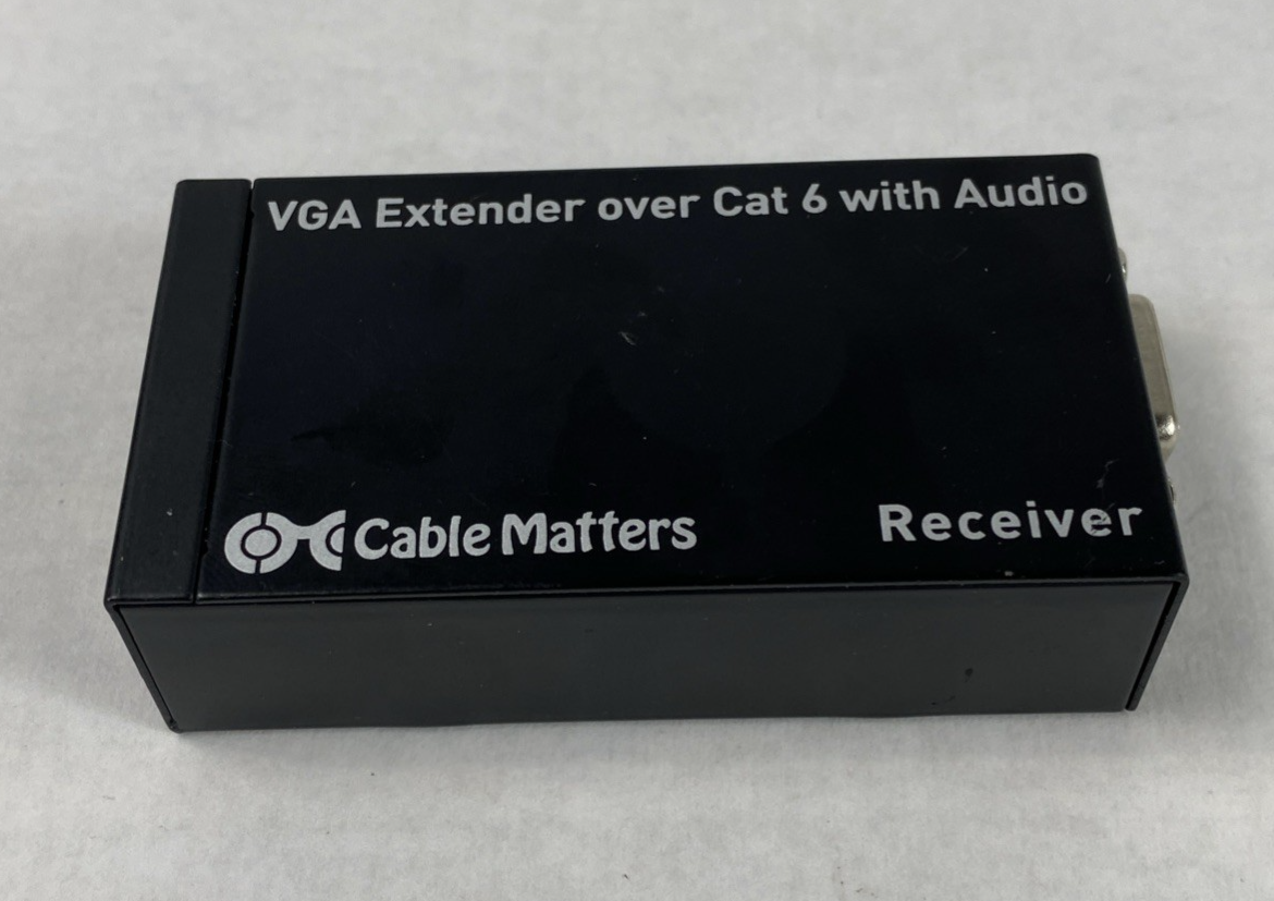 Cable Matters Model 103004 VGA Extender Over Cat 6 With Audio Receiver Only