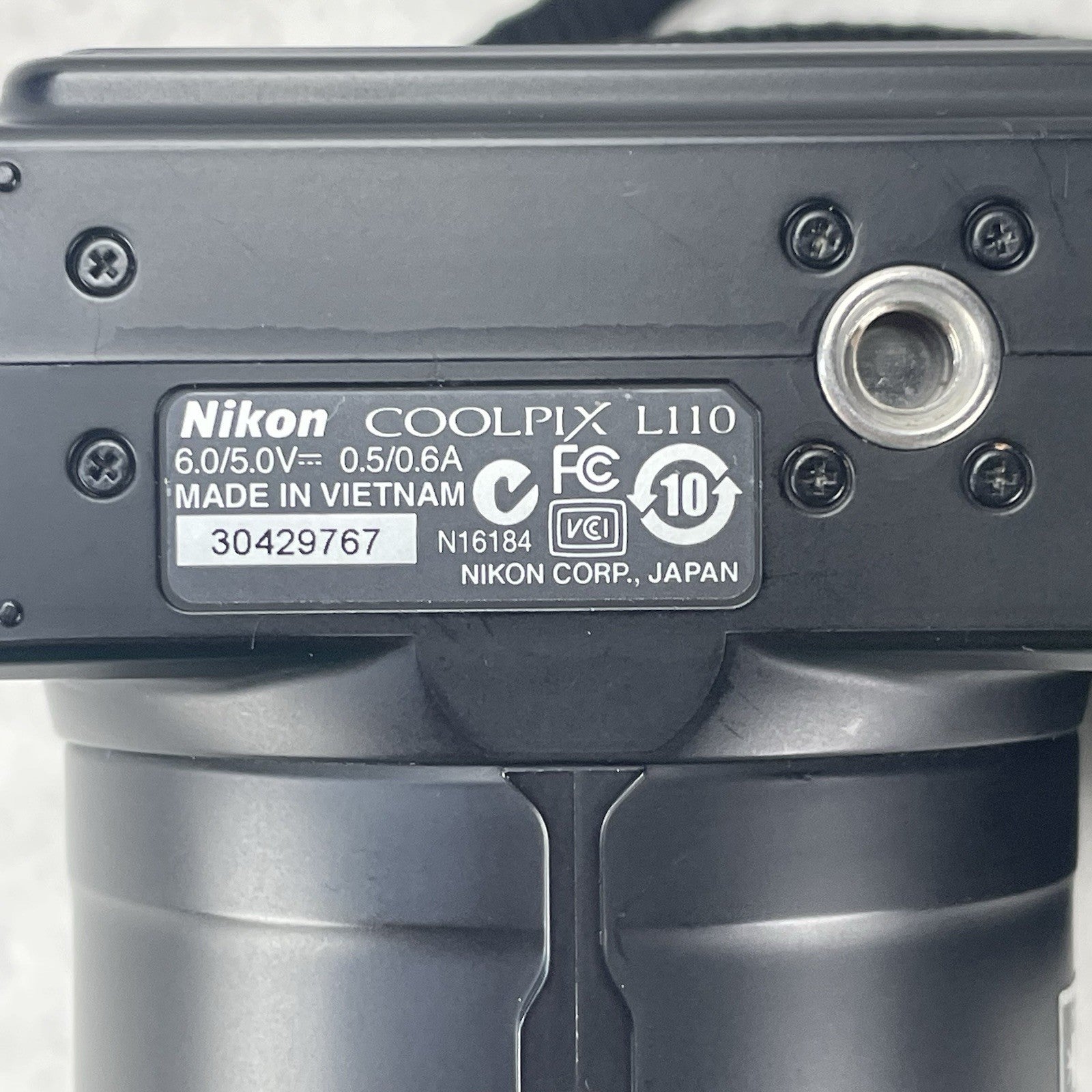 Nikon Coolpix L110 12.1MP Digital Camera Black Tested Camera Only7