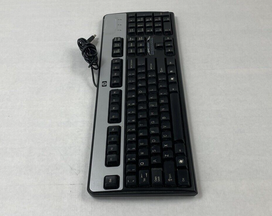 Lot of 4 HP KU-0316 USB Keyboard Tested