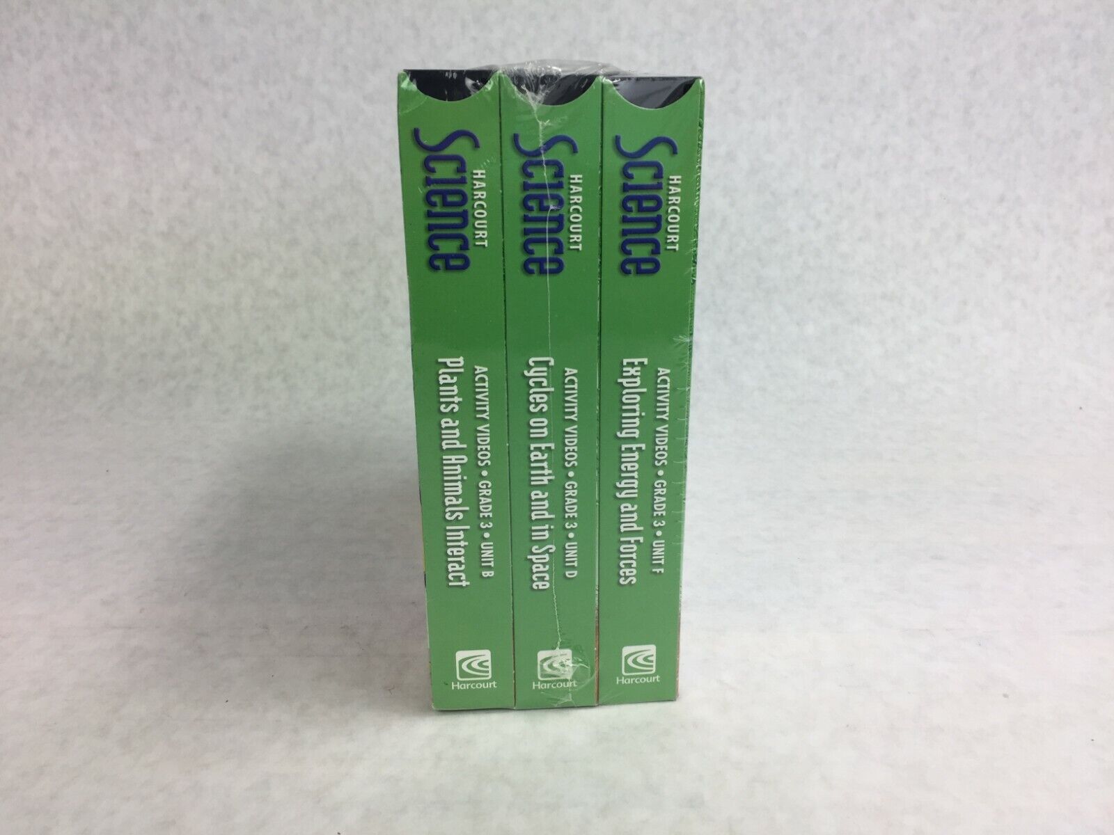 Harcourt Science Activity Videos Grade 3 Units A-F  Factory Sealed   6 VHS Tapes