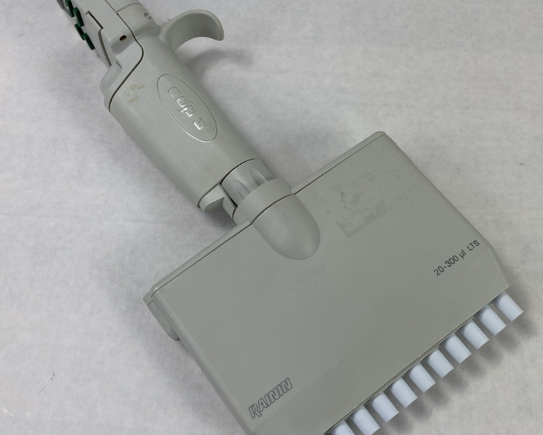 Rainin EDP3-Plus 20-300 uL 12-Channel Digital Pipette No Battery Untested