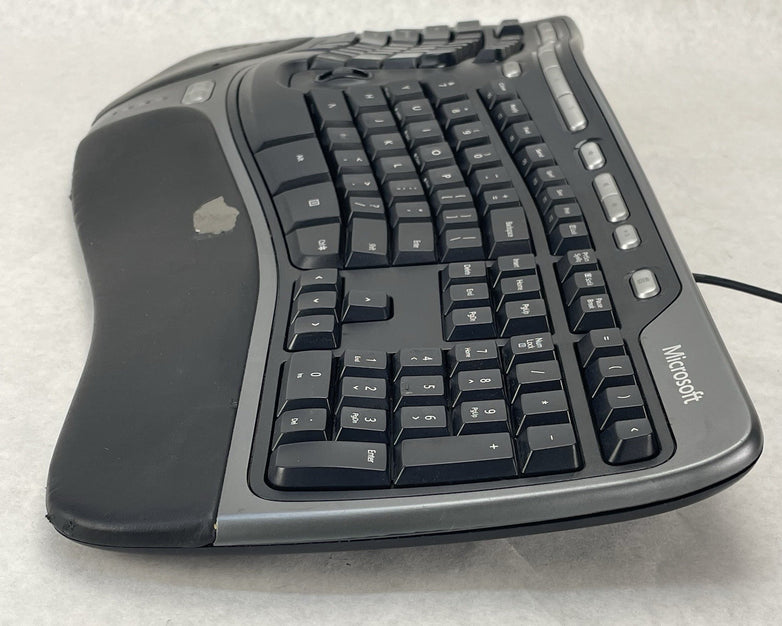 Microsoft 4000 V1.0 KU-0462 1048 Natural Ergonomic Keyboard USB Tested