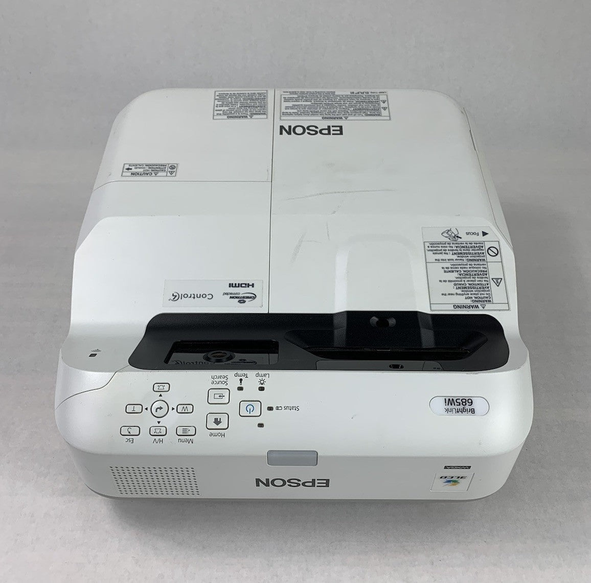 Epson H741A BrightLink 685Wi LCD Projector 1480 Lamp Hours