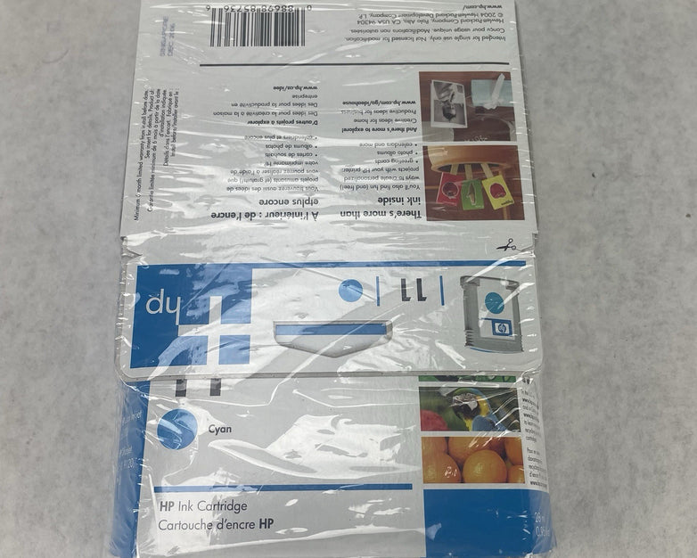 C4836AN HP 11 Ink Cartridge 1100 1200 2200 Cyan Sealed Box Lot of 4