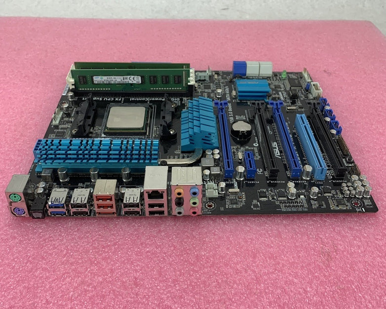Asus MSA99FX Pro R2.0 Motherboard AMD FX-8350 4GHz 8GB RAM 2 Sticks No Shield
