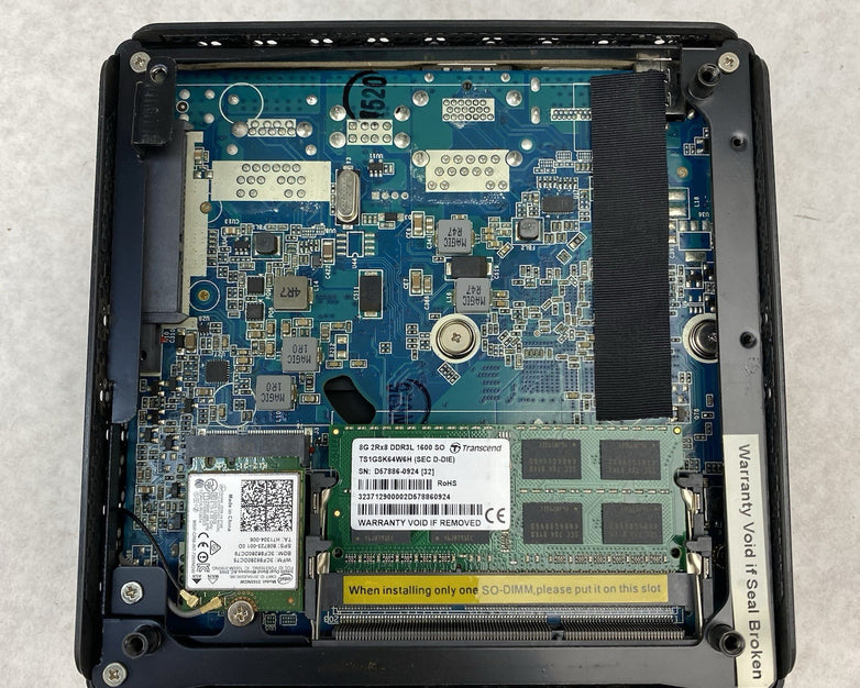 Zotac ZBOX-C1323NANO Micro Celeron C3150 1.6GHz 8GB RAM No HDD/OS/AC - No Bottom