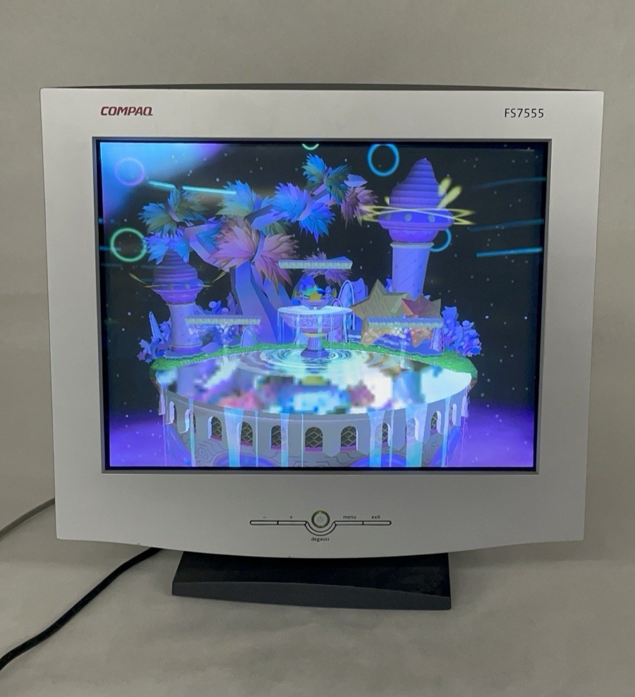 Compaq FS7555 17" CRT Monitor Tested Working1