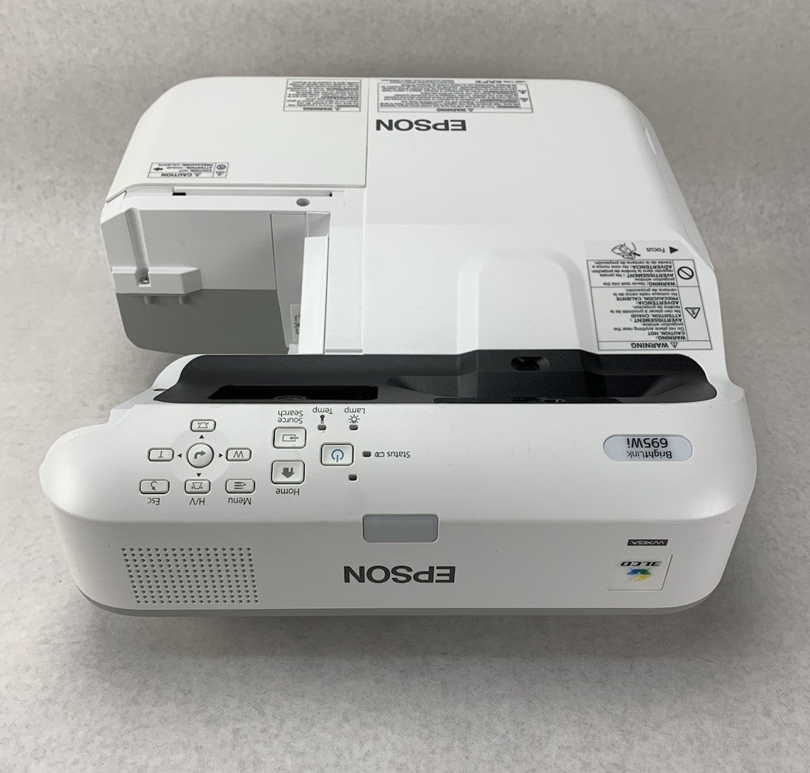 Epson PowerLite 695Wi H740A LCD Lamp Projector 307 Lamp Hours - No Remote3
