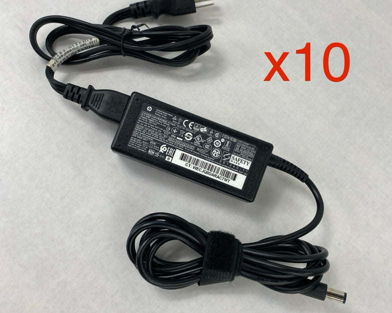 HP PPP009D 65W 19.5V 3.33A 7.4mm Barrel Charger AC Adapter (Lot of 10)