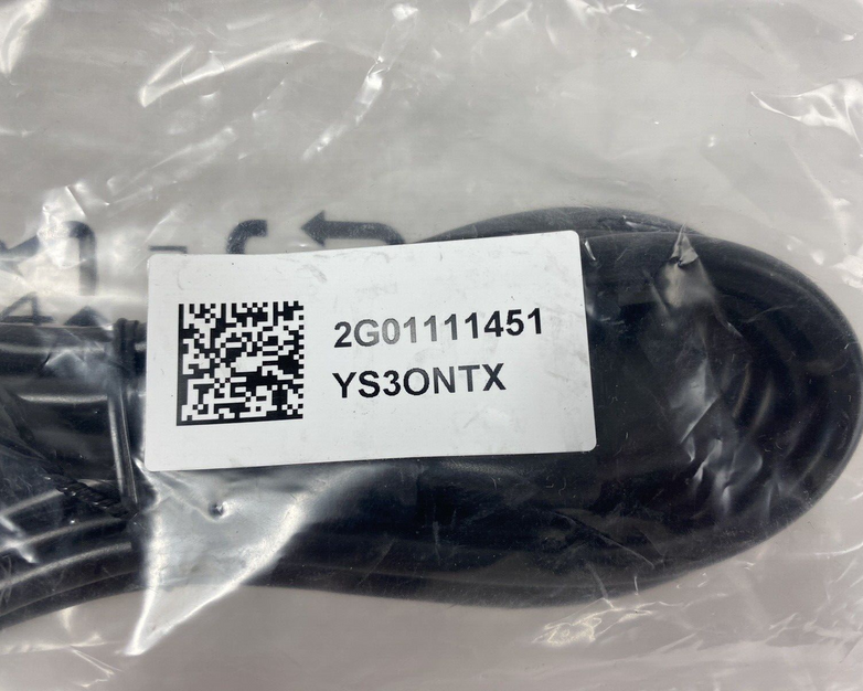 Lot of 5 Genuine Dell DP/N: 2G01111451 Three Pronged Power Adapter Cable Cord