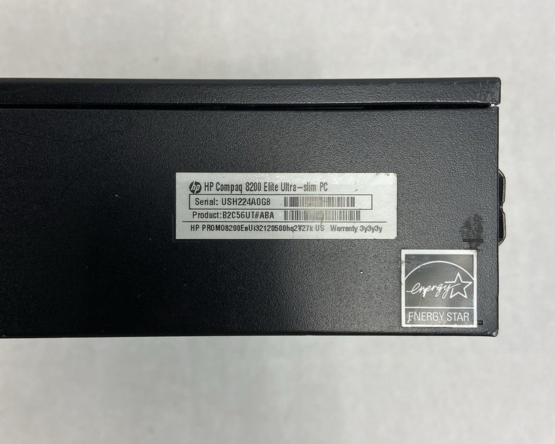 HP Compaq 8200 Elite USFF Intel Core i3-2120 3.3GHz 4GB RAM No AC/HDD/OS
