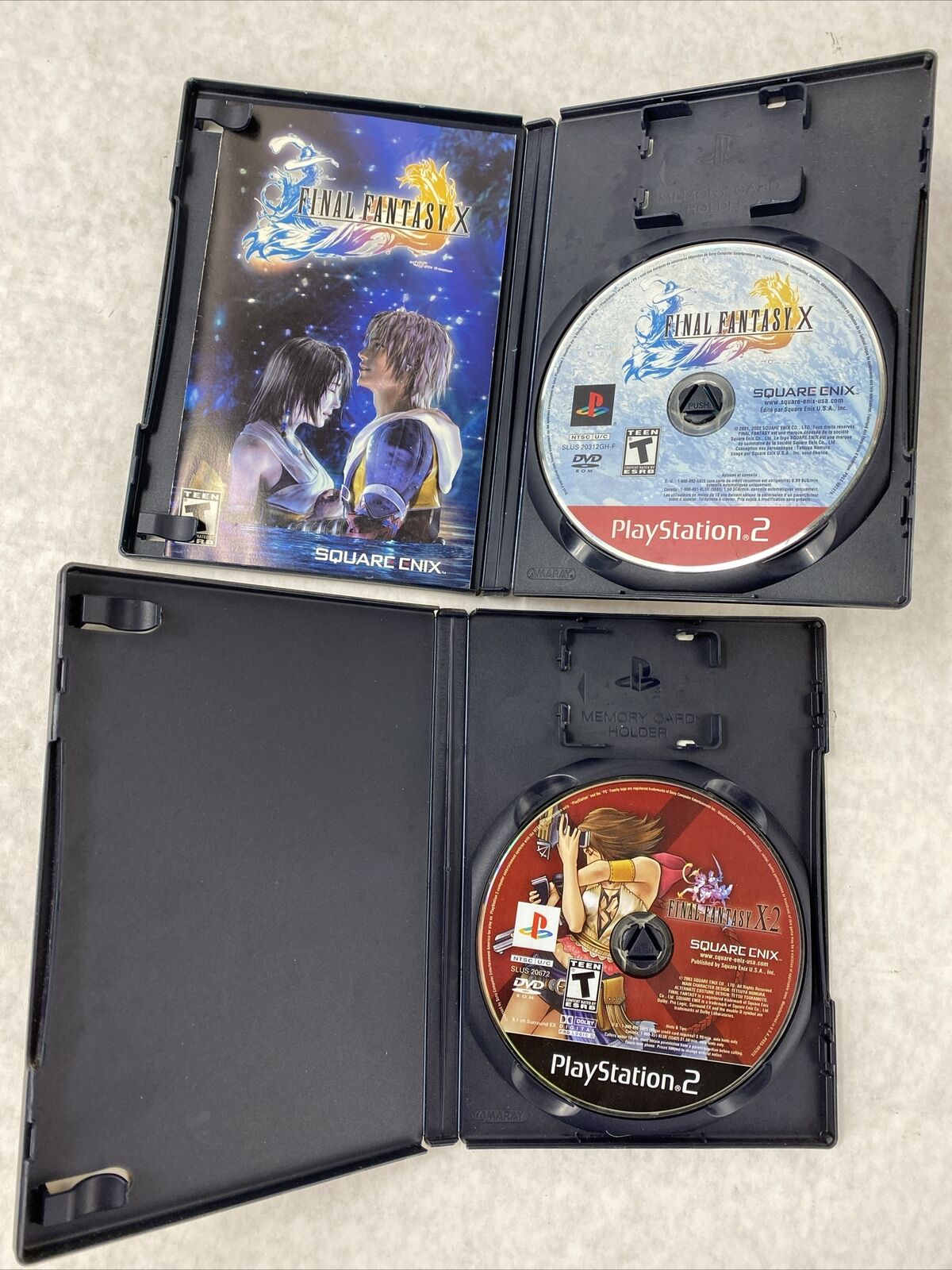 PS2 Final Fantasy X  + FF X-2 for Sony PlayStation 2 Bundle