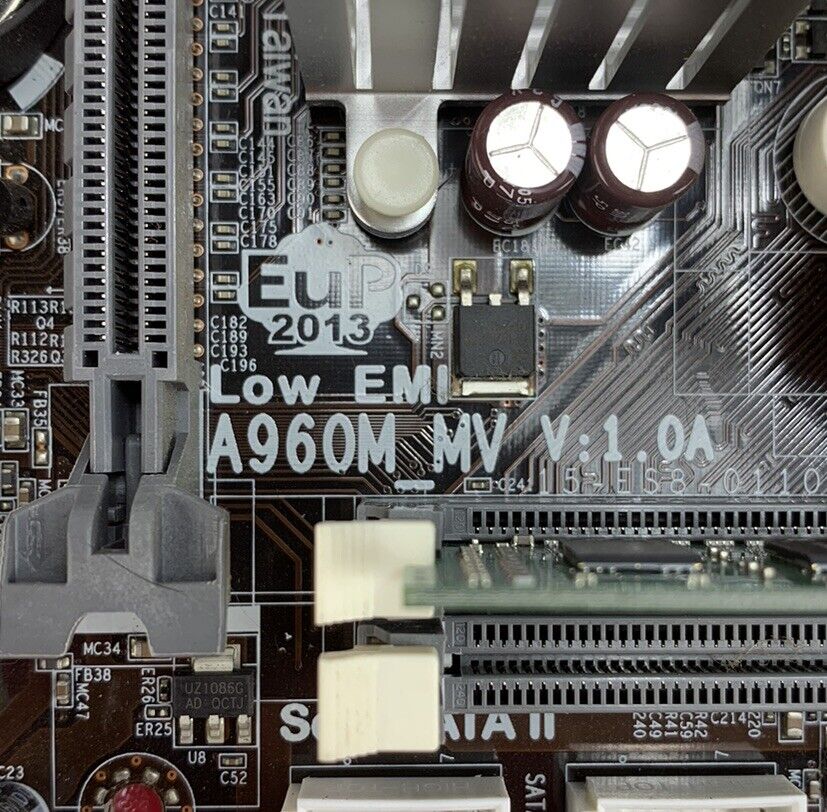 Biostar A960M_MV V:1.0A Motherboard AMD Athlon II X2 3GHz 1GB RAM w/ Shield