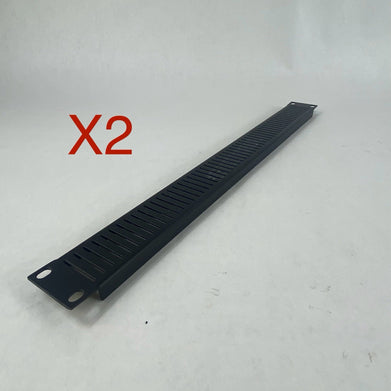 Middle Atlantic 1U 1.75" Slotted Vented Panel Lot of 2