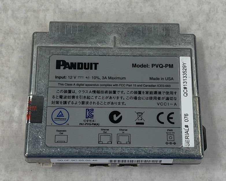 Panduit PVQ-PM PanView IQ Panel Manager Expansion Module