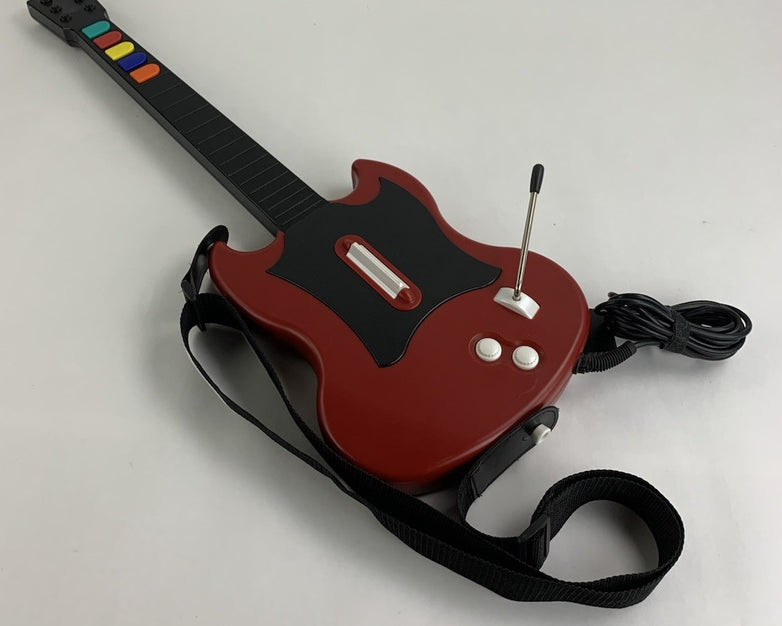 RedOctane PSLGH Guitar Hero Wired Guitar Red For Playstation 2