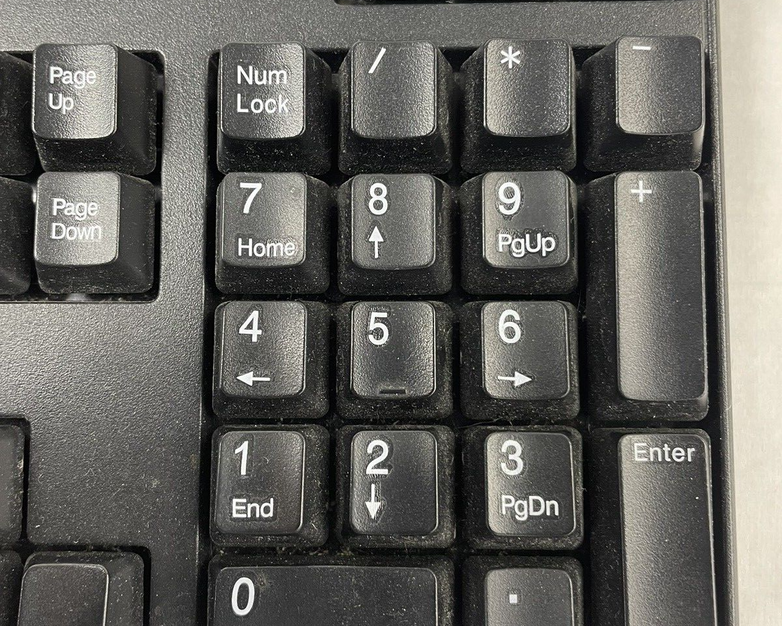 Dell L100 Keyboard U011 with USB Cable Lot of 4