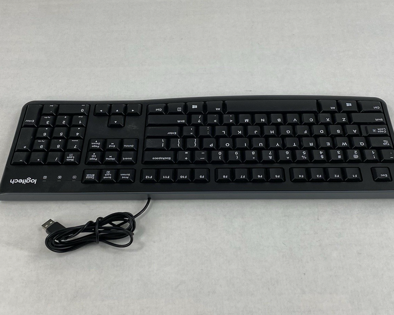 Logitech K120 Y-U0009 Wired USB Keyboard Tested Lot of 5