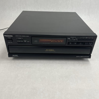 Panasonic SL-PD347 5 Disc CD Changer Player Rotary Carousel Tested No Remote