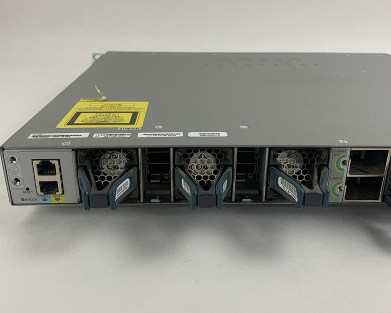 Cisco WS-C3850-12XS-S 12-Port SFP+ 10Gb Managed Switch Tested Reset 1xPSU