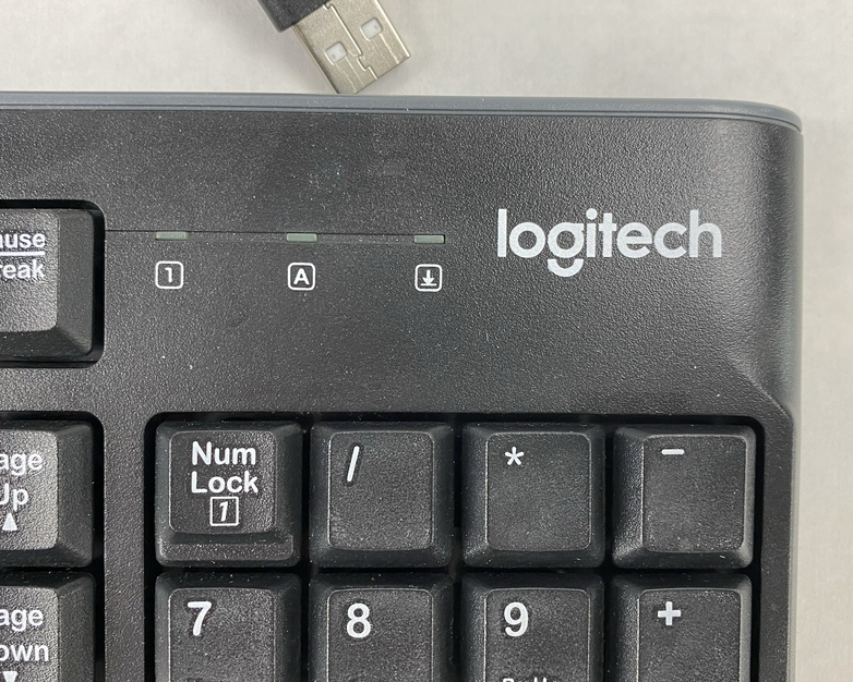 Logitech K120 Y-U0009 Wired USB Keyboard Tested Lot of 5