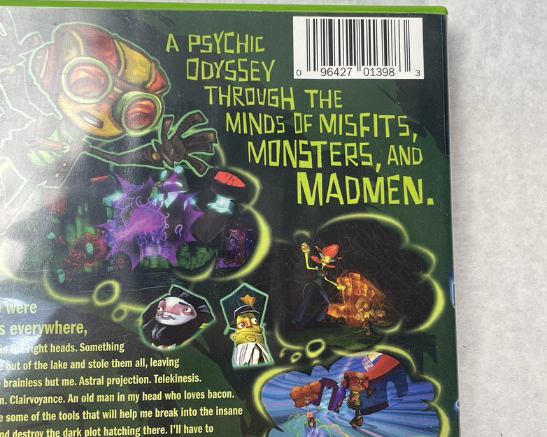 Psychonauts Xbox Original Untested