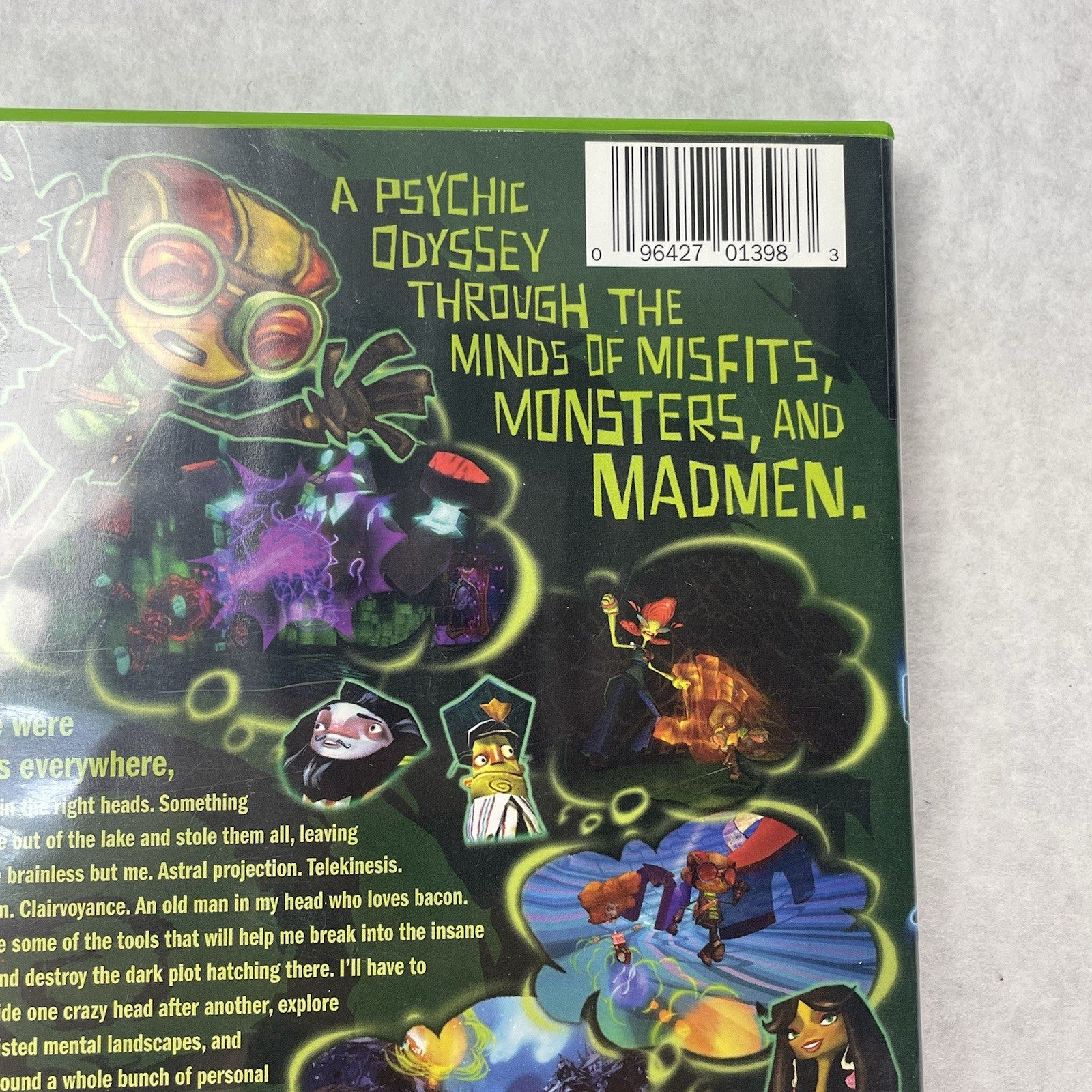Psychonauts Xbox Original Untested5