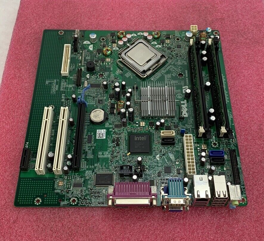 Dell OG214D Motherboard Intel Core 2 Duo E8400 3.00GHz 2GB RAM w/ Shield