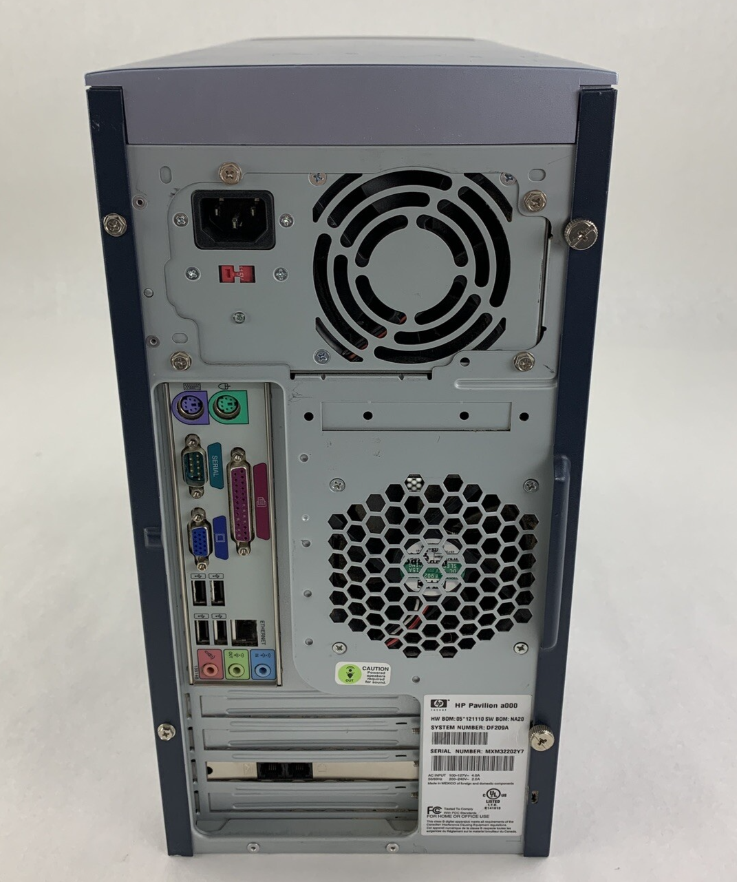 HP Pavilion a200n MT Intel Celeron 2.40 GHz 768 MB RAM No HDD No OS