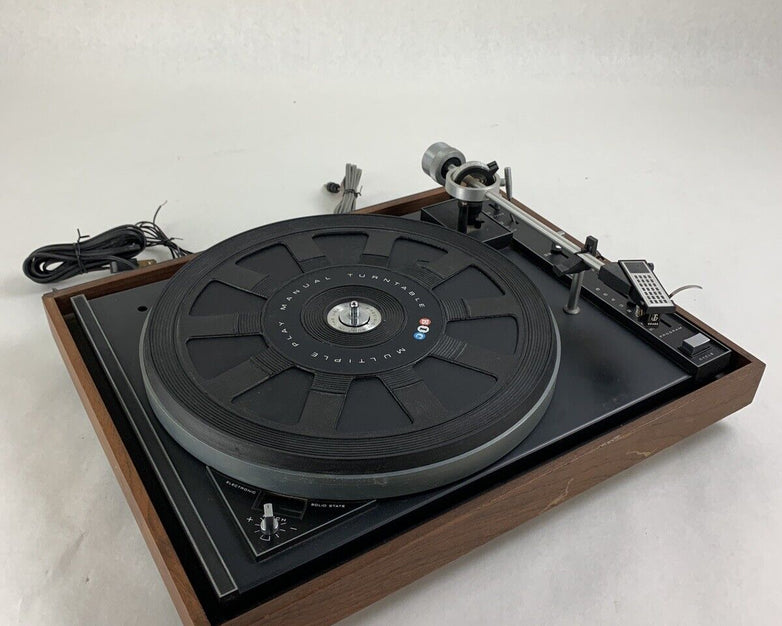 BIC 980 Turntable Belt Drive Automatic Missing Cover Tested 33 Doesn't Auto Land