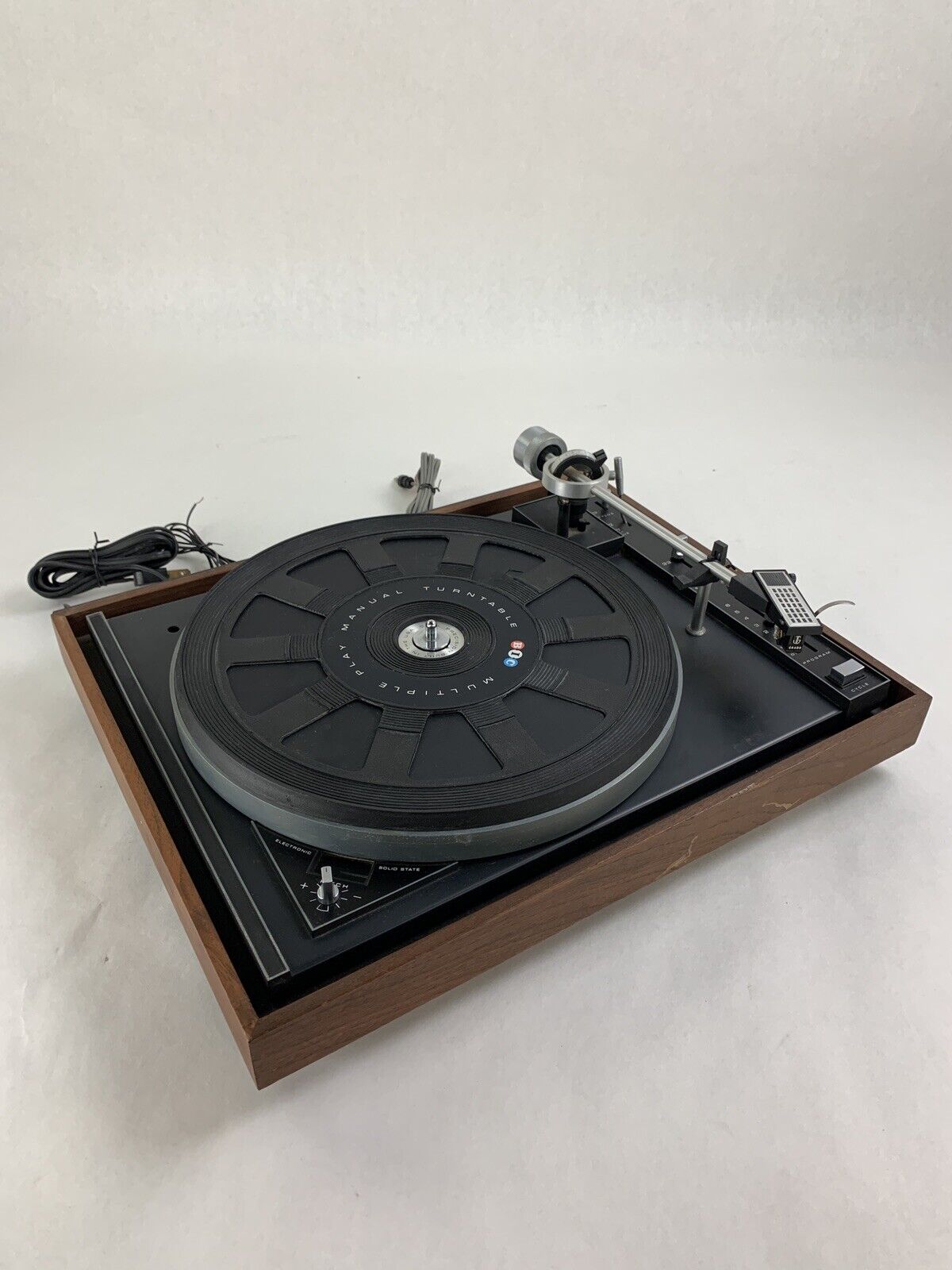 BIC 980 Turntable Belt Drive Automatic Missing Cover Tested 33 Doesn't Auto Land