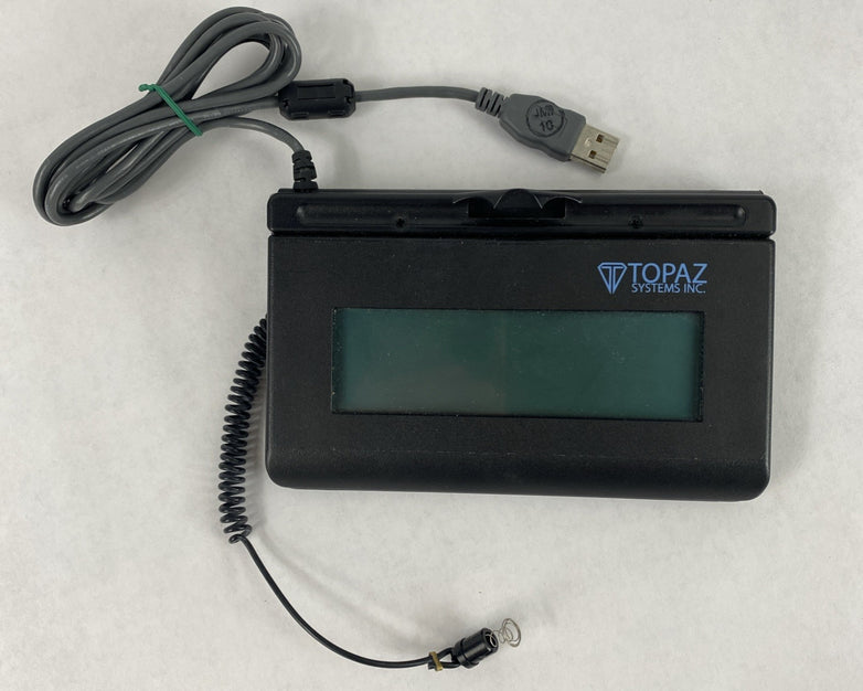 Topaz T-L462-HSB-R Signature Pad No Stylus Tested