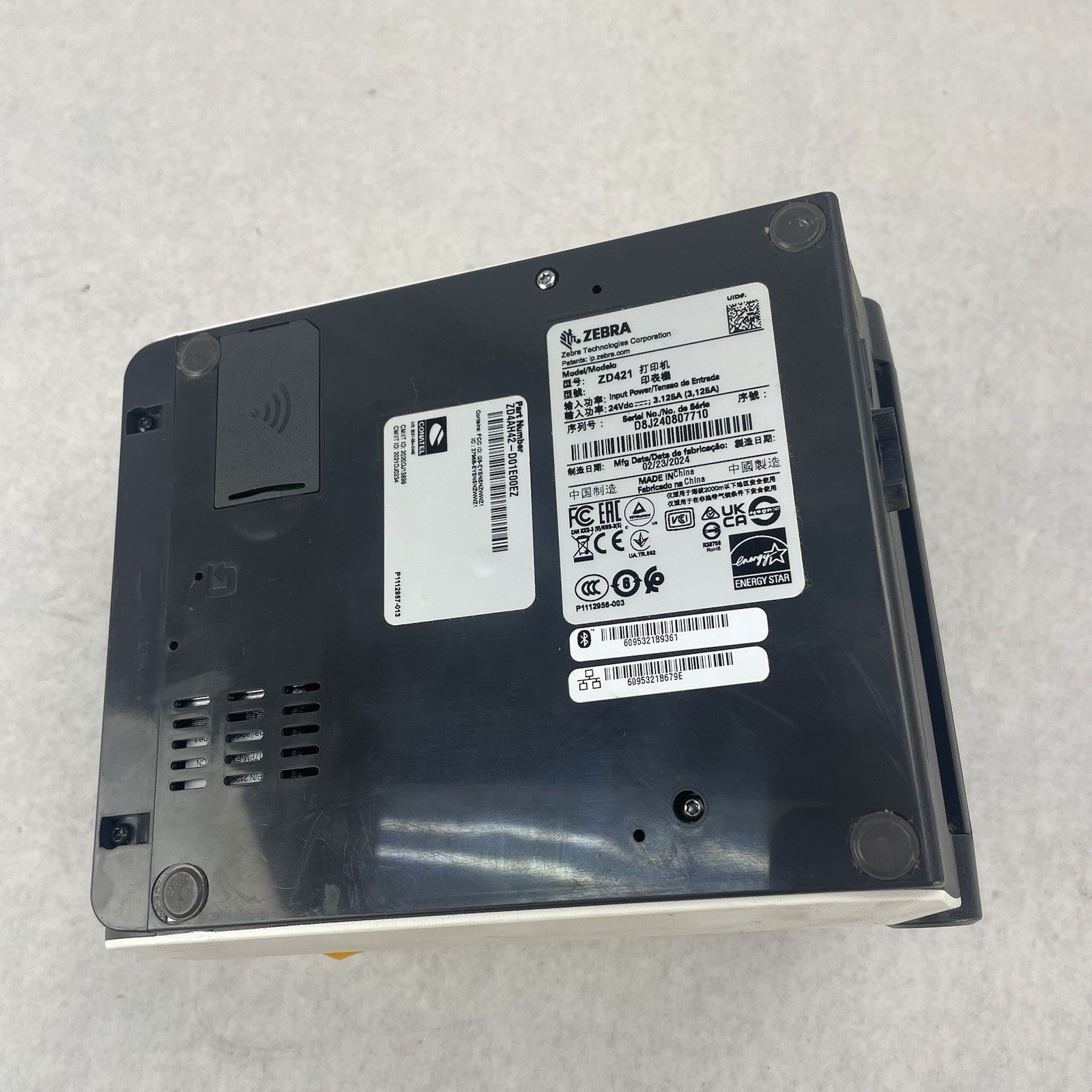 Zebra ZD421-HC ZD421 ZD4AH42-301E00EZ 203dpi  Missing Print Head Parts6