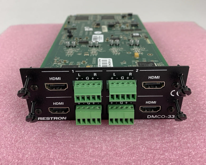 Crestron DMCO-33 HDMI w/ 4 Stereo Analog Audio Output Card