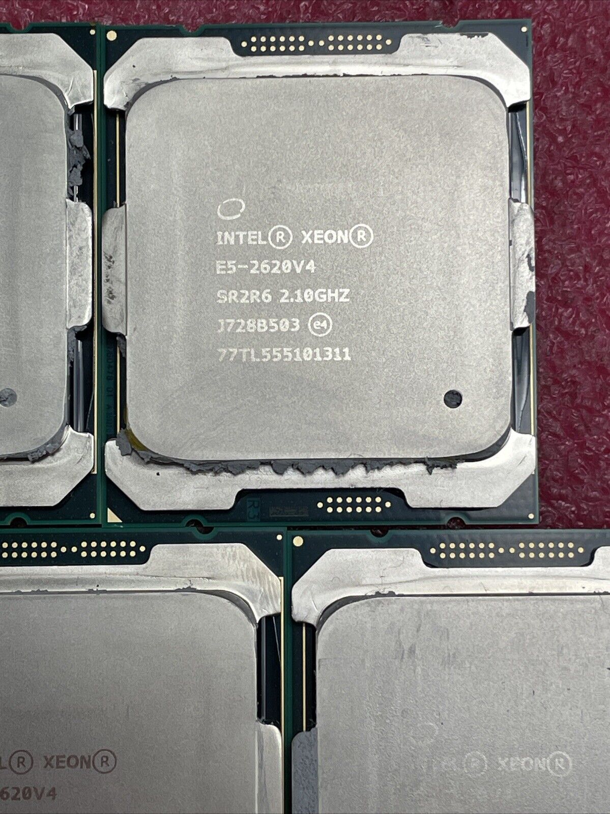 Lot of 5 Intel Xeon E5-2620V4 2.1GHz SR2R6 Processor