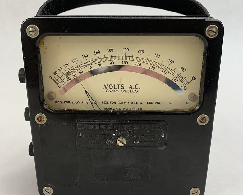 Weston Electric 433 Volts A.C. Meter